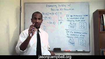5.  Logic Lecture: Using Reductio Ad Absurdum to Test Validity