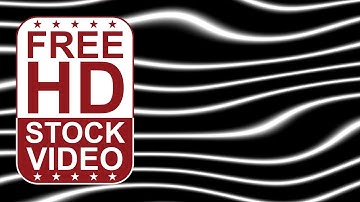 Free Stock Videos – abstract animated black and white horizontal lines with curves moving