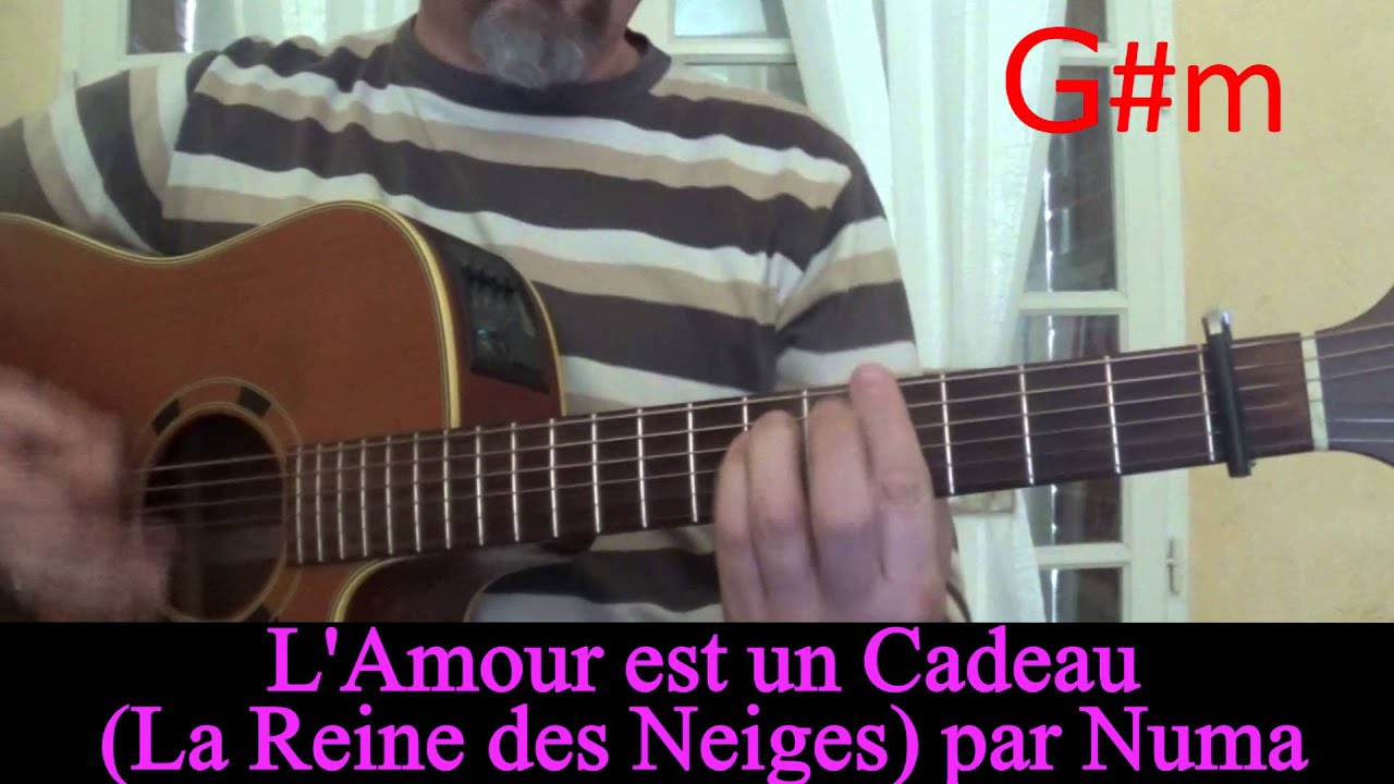L'Amour est un Cadeau (La Reine des Neiges) cover guitare Love Is an