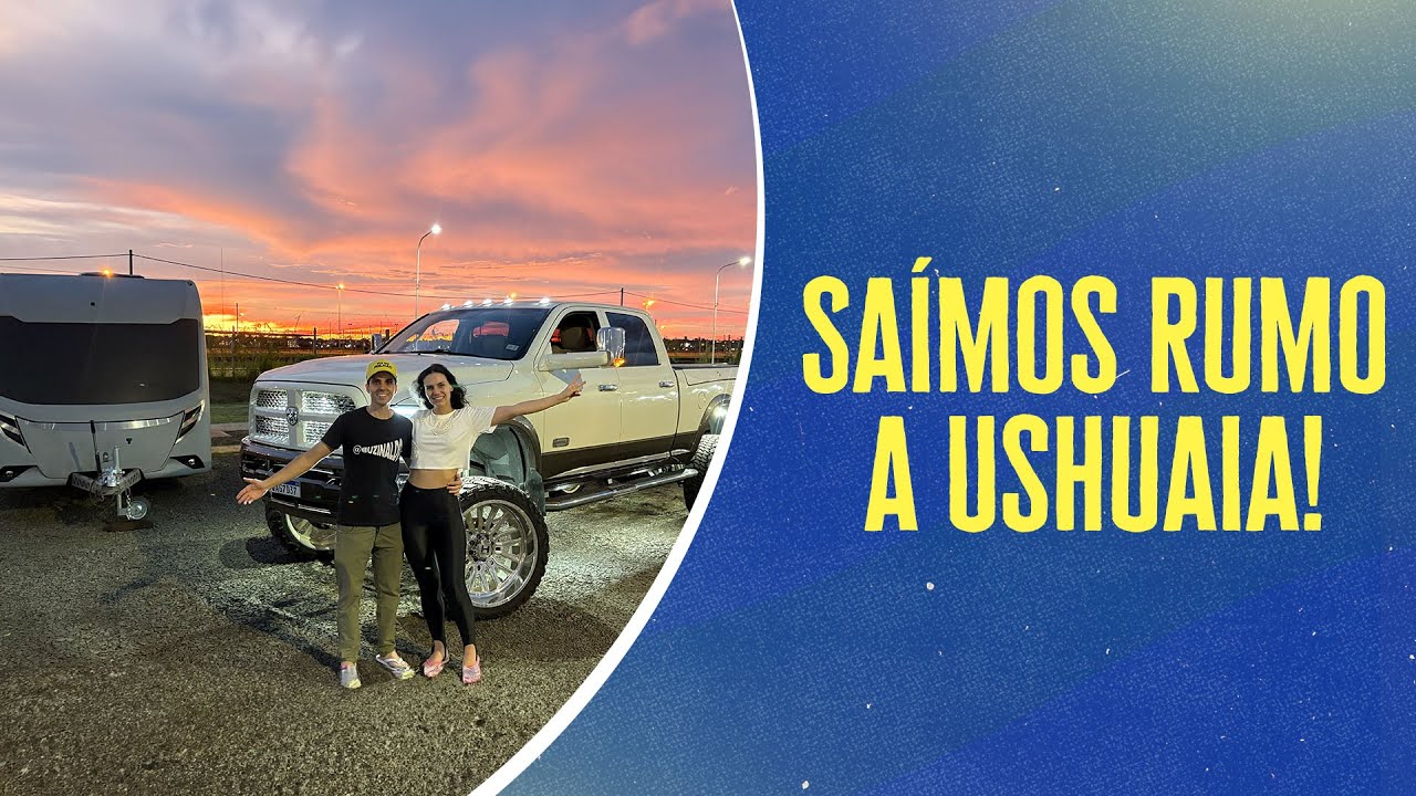 Rumo a Ushuaia! Saímos da nossa cidade de motorhome 🚐❄️