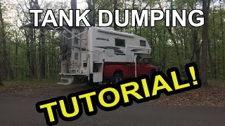 NORTHERN LITE CAMPER TANK DUMPING TUTORIAL