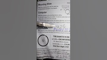 Как настроить Велокомпьютер? (проводной).