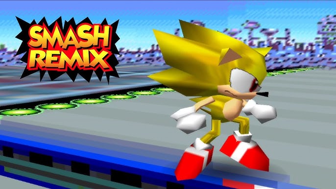 Smash Bros Remix HD Textures All Star Mode Very Hard Super Sonic (Gameplay  Android) 