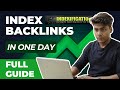 How to index backlink with indexification stepbystep guide  hindi  theankitkr