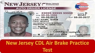 New Jersey CDL Air Brake Practice Test