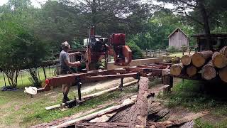 First Sill Log Milling