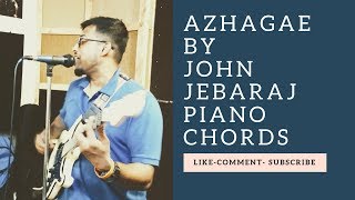 Video voorbeeld van "Azhagae by John jebaraj piano chords."