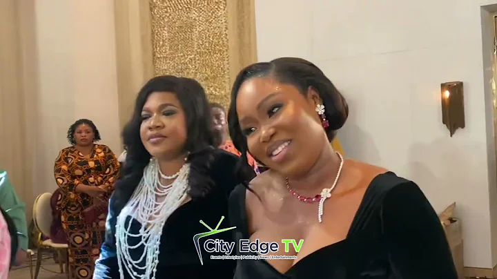 TOYIN ABRAHAM AT PROPHETESS FUNMILOLA LUCAS BIRTHDAY PARTY