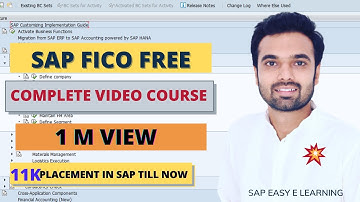 SAP EASY E LEARNING LIVE FOR NEW STUDENTS AND BIGNNERS | LEARN SAP FICO WITH SAP EASY ELEARNING