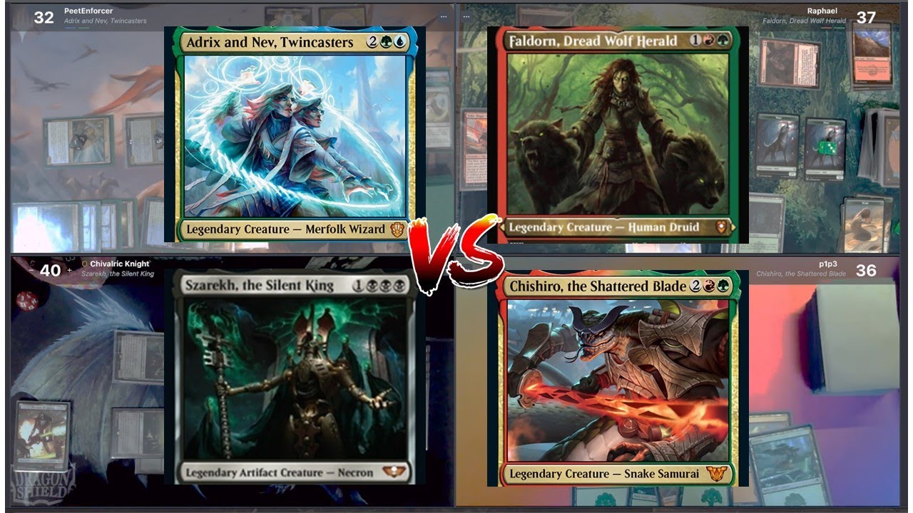 MTG ไทย ออนไลน์ Precon Spelltable #1 Adrix vs Necron vs Faldorn vs ...