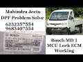 Mahindra Jeeto Bosch MD1 MCU Lock DPF Problem Solve Successful #jeetowork #dpfsolution #6232357554