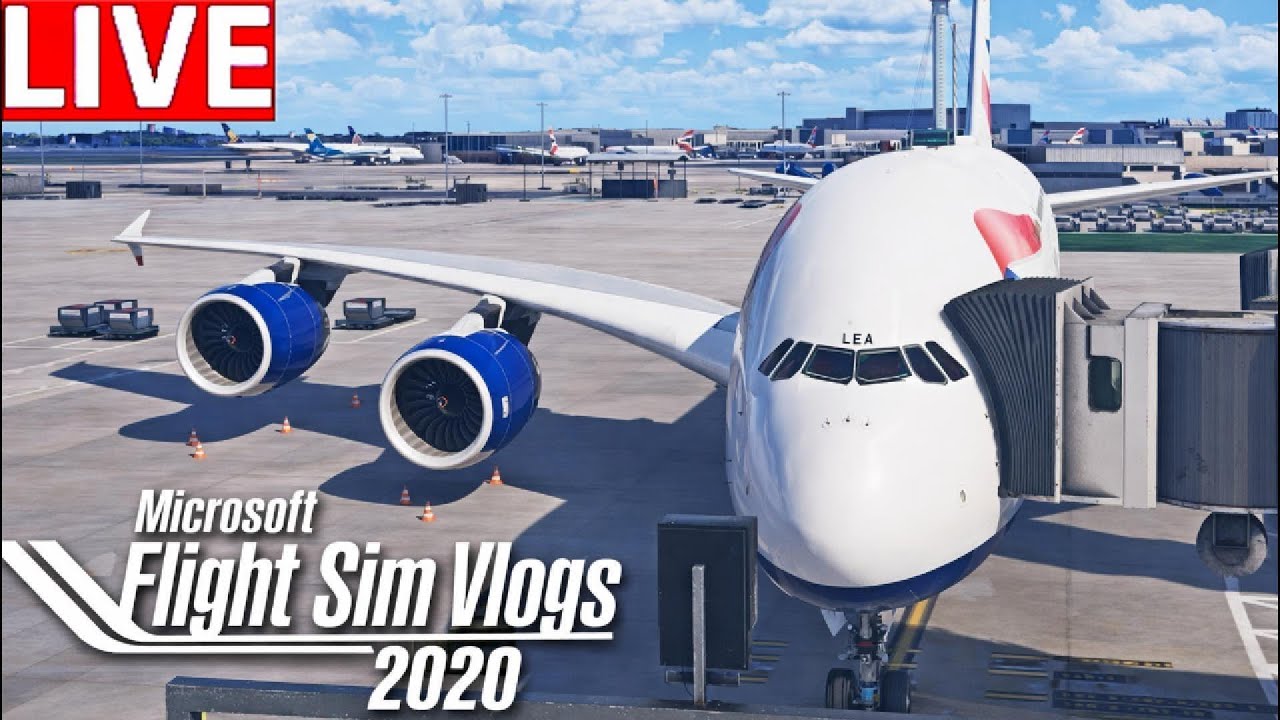 🚨LIVE - Microsoft Flight Simulator 2020 | Boeing 747 | Wing View Over Scenery | NYC INT Airport ✈️