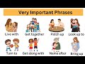 Daily Life Phrasel Verbs | Important English Phrasel Verbs | Educational Video #phrasalverbs