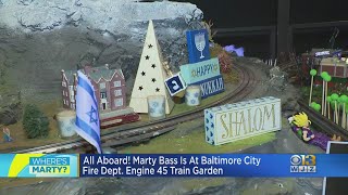 Where's Marty? Checking out the Baltimore Fire Department's massive Train Garden
