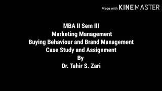 Introduction to Consumer Behavior- Concept with Live example.
