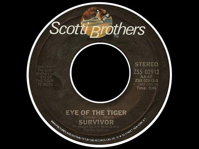 Survivor - Eye Of The Tiger ( Vinyl 12 Extended Remix) 