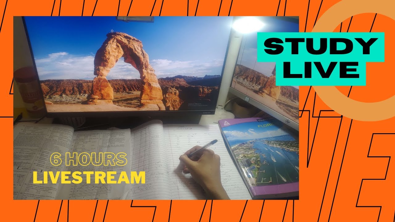 STUDY Livestream 6 hours Day 18 || Productivity Stream - YouTube
