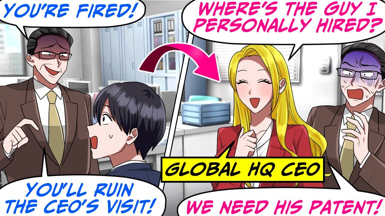 I Got Fired From My Boss Just Before the CEO of HQ Came to Visit! But…[RomCom Manga Dub]