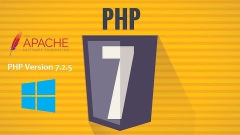 Installing PHP 7.2 and Apache 2.4 on Windows 10