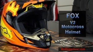 2014 FOX V2 Motocross Helmet Review by MxMegastore.com