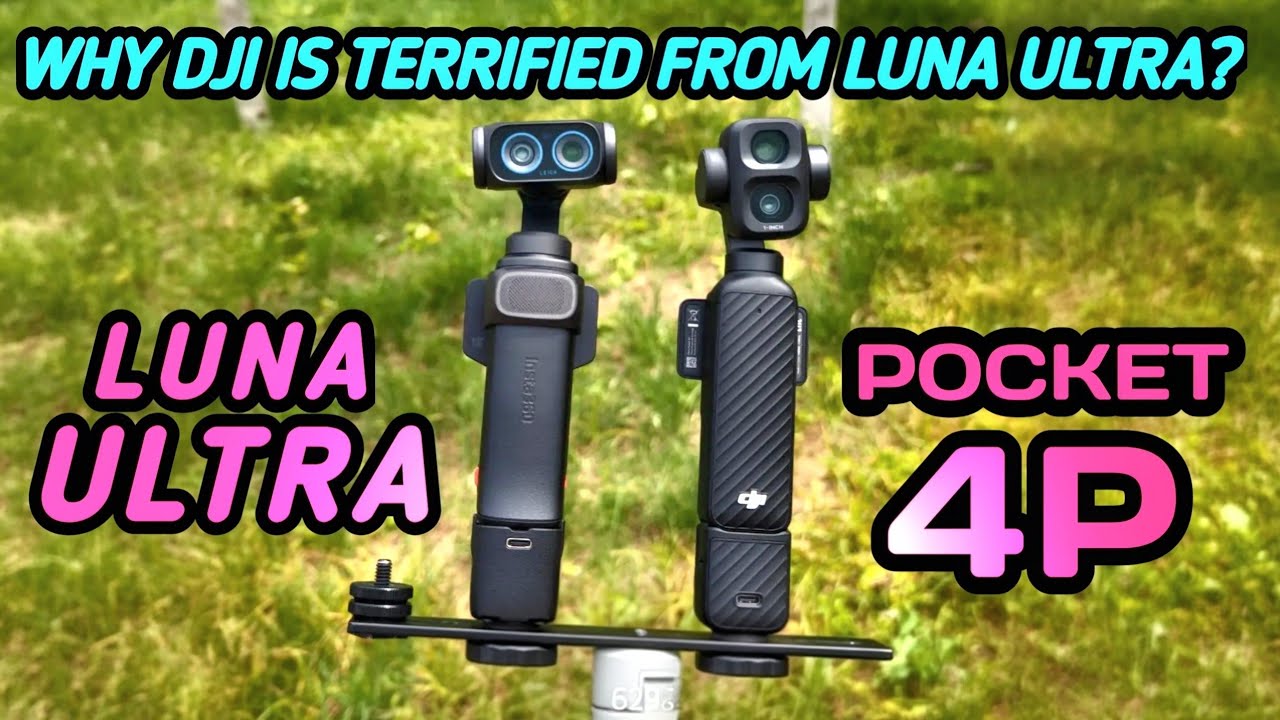 DJI Osmo Pocket 4P Vs Insta360 LUNA Ultra Full Comparison In Depth | ​The Winner Is Clear ⚡️🔥!