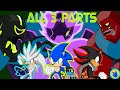 Sonic with an omnitrix vs ben 10 aliens the movie all 3 parts full animation