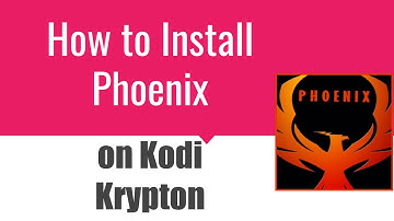 How to install Phoenix on Kodi Krypton