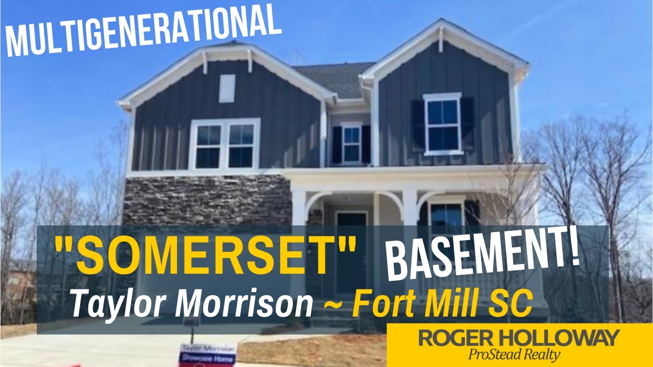 Taylor Morrison in Massey, Fort Mill SC [SOMERSET with Basement] YouTube