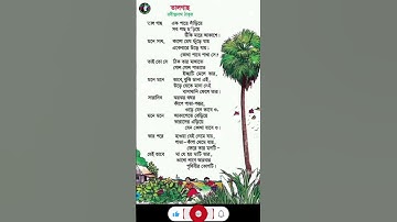 তালগাছ রবীন্দ্রনাথ ঠাকুর || তালগাছ এক পায়ে দাঁড়িয়ে সব গাছ ছাড়িয়ে । তালগাছ কবিতা