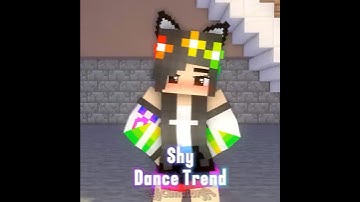 “Shy“ Dance Trend - Mine-imator Minecraft Animation #shorts #minecraftanimations #minecraftshorts