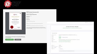 ProofEasy - Product walkthrough