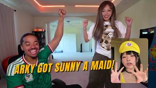 Arky Calls Asianbunnyx To Give Sunny Her GIft!