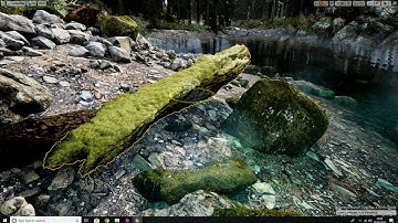 UE4 - Moss always on top with tesselation - WIP