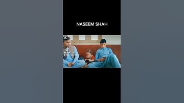 Naseem Shah ke sath.  once again with Naseem shah
