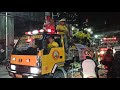 Manila fire trucks motorcade 29/02/2020