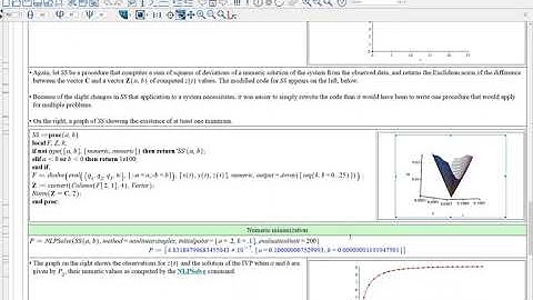 Least-Squares Estimation of Parameters in ODEs