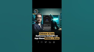 Chinese Al App Dethrones ChatGPT on App Store Within 1 Week