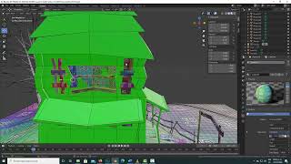 CURSO BLENDER 3D HAUNTED HOUSE 306   organizacion de uvs 06