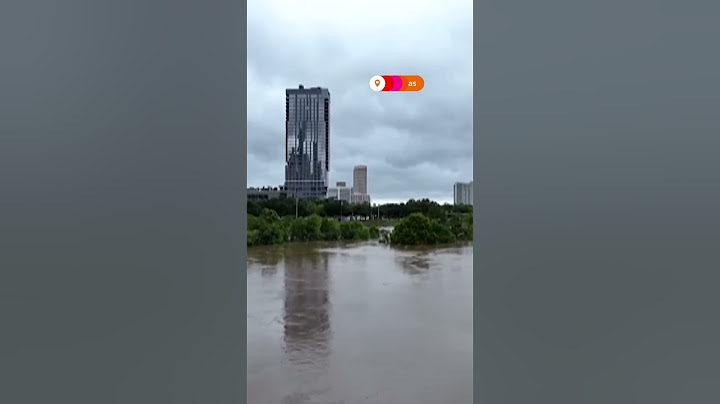 Drone video shows Houston deluged after storm Beryl