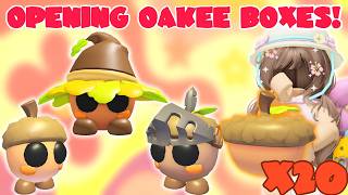 Opening 20 Oakee Boxes for Wizard Oakee! | Adopt Me Summer Camp Week 3 Roblox | Riivv3r