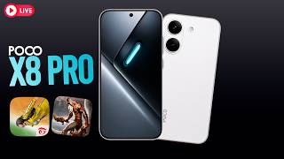 🌟POCO X8 PRO | TESTE DE JOGOS AO VIVO