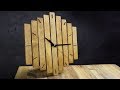 Деревянные часы. DIY wood wall clock