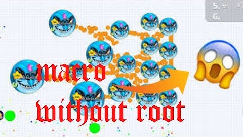 Agar.io macro hack without root