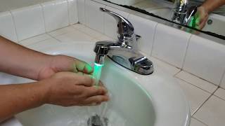 TIP:  A LED Faucet that Light Tells when Water is Too Hot! by GoodlyEarth 7,954 views 3 years ago 2 minutes, 7 seconds