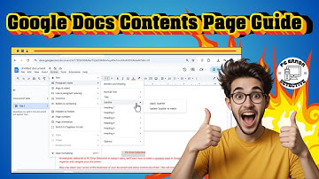 Hoe maak je een inhoudspagina in Google Docs | Stapsgewijze handleiding