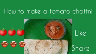 How to make a tomato chatni