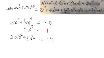 partial fraction repeated quadratic fact