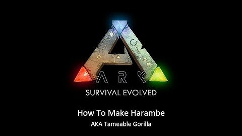 Ark Dev Kit Series E20 How To Make Harambe From Ark Comes Alive