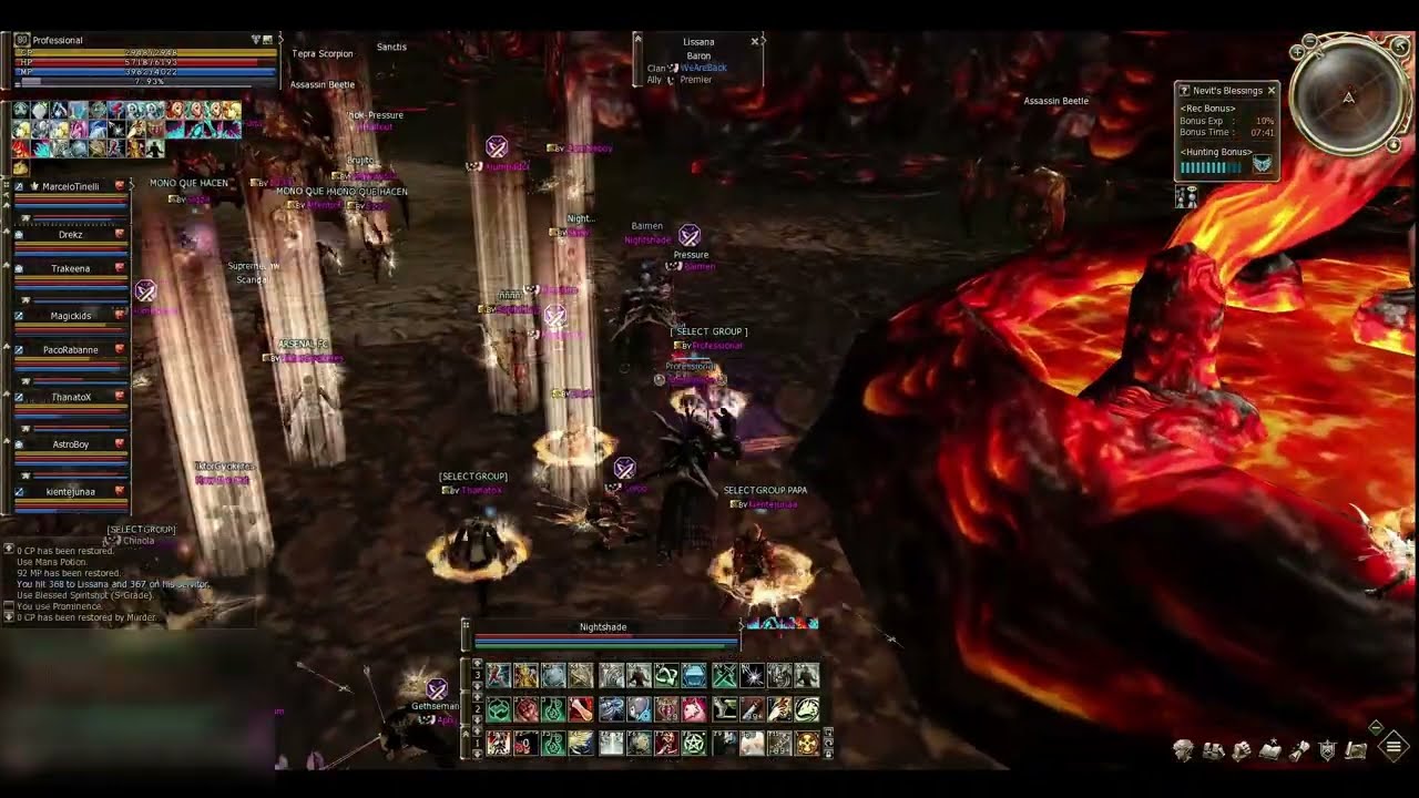 Team SELECT GROUP - L2 ARES H5 Epic Boss Valakas - by Professional