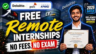 Famous Deloitte Free Virtual Internship 2026 | Free Certificate | No Exam No Interview | For Freshers Profile